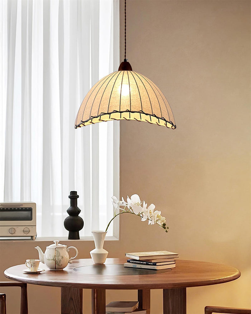 Wood And Fabric Series Pendant Lamp