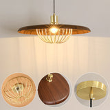 Imitation Wood Grain Pendant Lamps