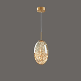 Modern Gray Glass Starry Sky Pendant Light