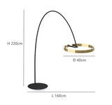 Nordic LED Designer Fishing Floor Lamp