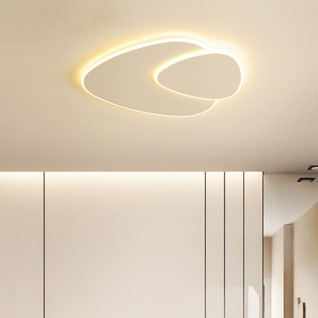 Modern, minimalist LED ceiling lights