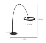 Nordic LED Designer Fishing Floor Lamp