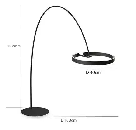 Nordic LED Designer Fishing Floor Lamp