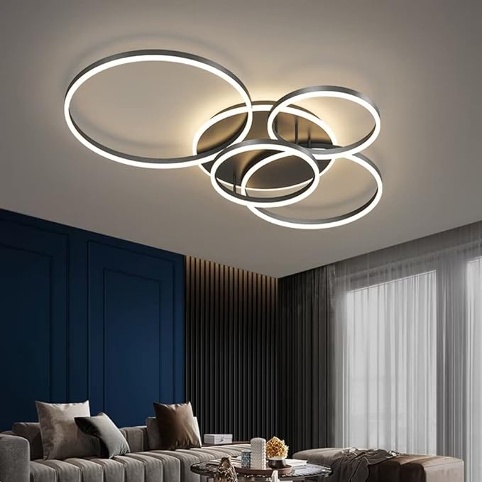 Modern Ceiling Light Black