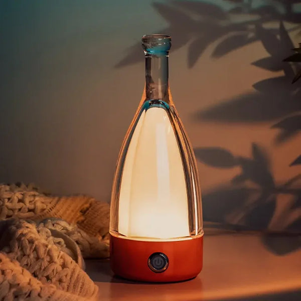 Rechargeable Wine Bottle Shape Decorative Night Light