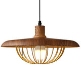 Imitation Wood Grain Pendant Lamps