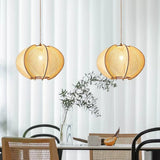 Mid-Century Scandinavian Wood Pendant Lights