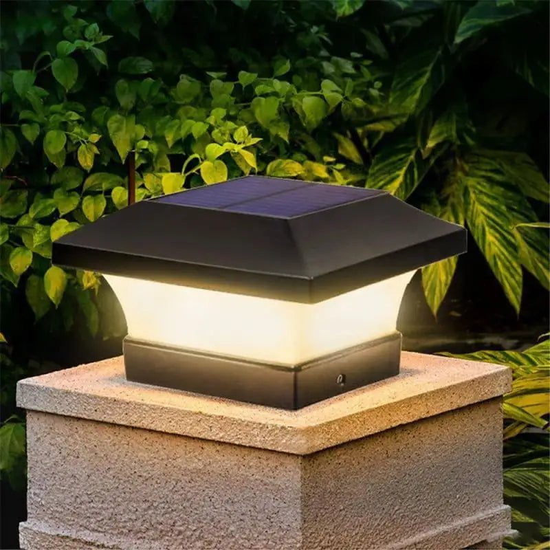 Nugee Short Light | Solar-powered column light for outdoors ...